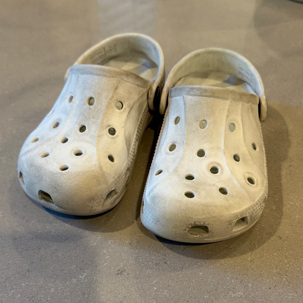 Kids White Clogs